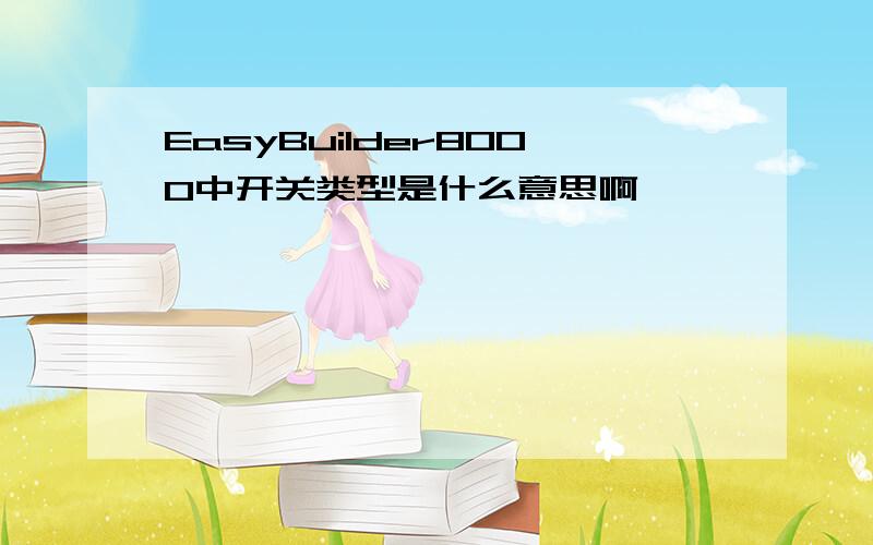 EasyBuilder8000中开关类型是什么意思啊