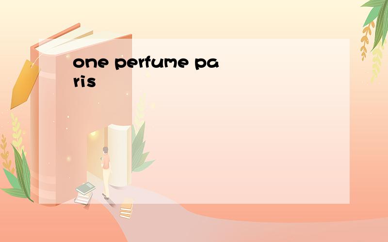 one perfume paris