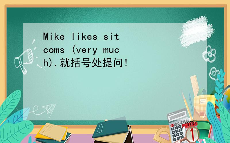 Mike likes sitcoms (very much).就括号处提问!